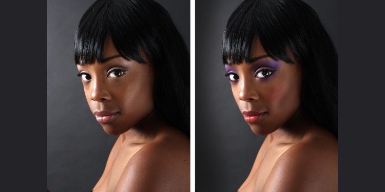 black woman before and after