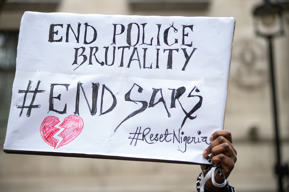 End SARS and Reset Nigeria Placard