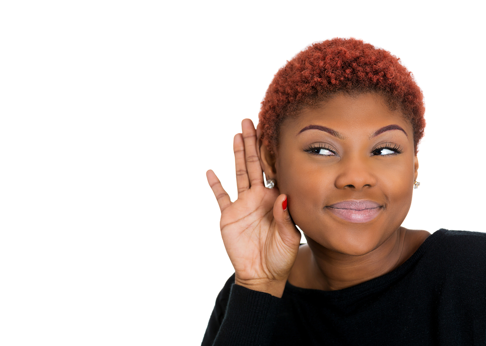 Black woman listening skills